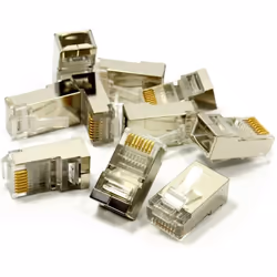 kenable 003251, RJ-45, Silver, Cat5e, SF/UTP (S-FTP), -40 - 80 °C, 10 pc(s)