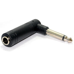 kenable 003258 cable gender changer 6.35mm Black