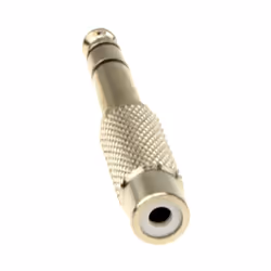 kenable 003269 cable gender changer 6.35mm RCA Nickel