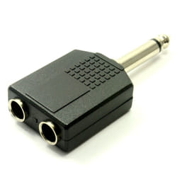 kenable 003272 cable gender changer 6.35mm 2 x 6.35mm Black