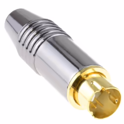 kenable 003288, S-Video, Silver, Male, Straight, Gold, RoHS