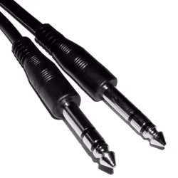 kenable 003355, 6.35mm, Male, 6.35mm, Male, 10 m, Black