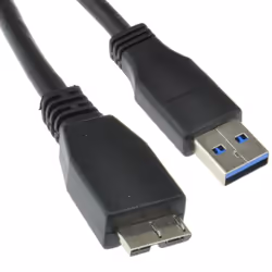 kenable 003392, 2 m, USB A, USB A/Micro-USB B, USB 3.2 Gen 1 (3.1 Gen 1), Black
