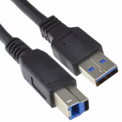 kenable 003395, 2 m, USB A, USB B, USB 3.2 Gen 1 (3.1 Gen 1), Black