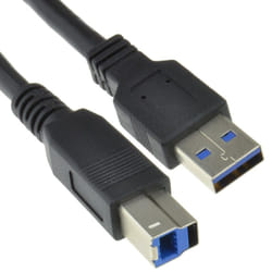 kenable 003395 USB cable USB 3.2 Gen 1 (3.1 Gen 1) 2 m USB A USB B Black