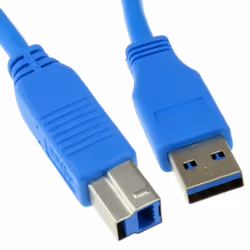 kenable 003399, 5 m, USB A, USB B, USB 3.2 Gen 1 (3.1 Gen 1), Blue