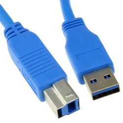 kenable 003399 USB cable USB 3.2 Gen 1 (3.1 Gen 1) 5 m USB A USB B Blue