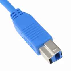 kenable 003399 USB cable USB 3.2 Gen 1 (3.1 Gen 1) 5 m USB A USB B Blue