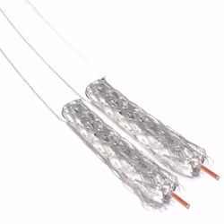kenable Twin RG6U Coaxial Satellite Freeview Telewest Virgin Cable 100m White