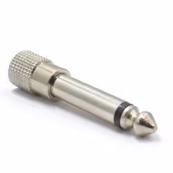 kenable 003440 cable gender changer 6.35 mm 3.5 mm Silver