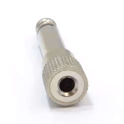 kenable 003440 cable gender changer 6.35 mm 3.5 mm Silver