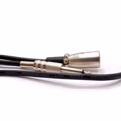 kenable 003455 audio cable 3 m XLR (3-pin) 6.35mm Black