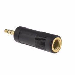 kenable 003461, 3.5 mm, 6.35 mm, Black