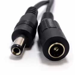 kenable 5.5 x 2.1mm DC Power Plug to Socket CCTV Extension Lead Cable 1.5m