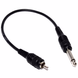 kenable 003481 audio cable 0.3 m RCA 6.35mm Black