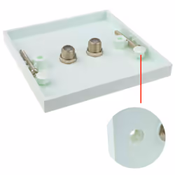Dual F Type Socket Faceplate for Sky SkyHD Satellite Outlets OEM