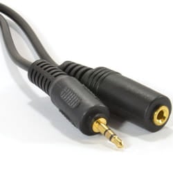kenable 003531 audio cable 3 m 2.5mm Black