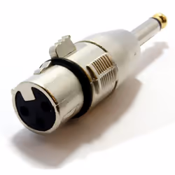 kenable 003537 cable gender changer 6.35mm XLR Metallic