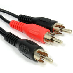 kenable 003582 audio cable 0.5 m RCA 2 x RCA Black