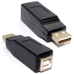kenable USB Converter Printer Socket to Standard A Male USB Plug Adapter