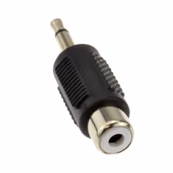 kenable 003672 cable gender changer 3.5mm RCA Black