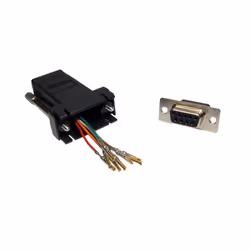 kenable 003700, RJ45, DB9, Black