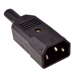 kenable 003707, C14, Black, 250 V, 10 A, 1 pc(s)