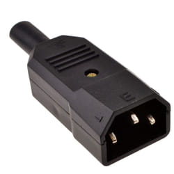 kenable 003707 electrical power plug C14 Black