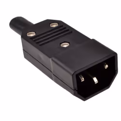kenable 003707 electrical power plug C14 Black