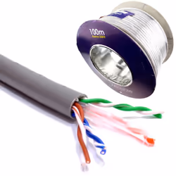 kenable Indoor CAT6 UTP 23AWG COPPER Ethernet PVC Network Cable Reel BOX 100m