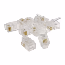 kenable 003920 wire connector RJ10 Transparent