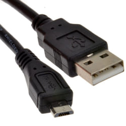 kenable 003934 USB cable USB 2.0 3 m USB A Micro-USB B Black