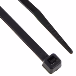 enTie Black Cable Ties 4.8mm x 200mm Nylon 66 UL Approved [100 Pack]