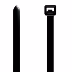 kenable Black Cable Ties 300mm x 4.8mm Nylon 66 UL Approved [100 Pack]