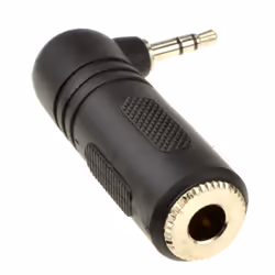 kenable 004047 cable gender changer 3.5mm 6.35mm Black