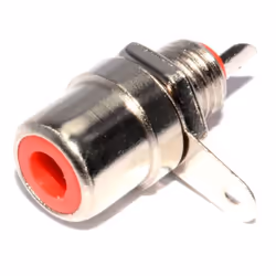 kenable 004050, RCA, Metallic, Red, Female, Straight, RoHS, 40 g