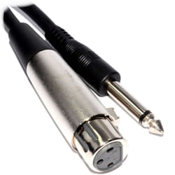 kenable 004127 audio cable 6 m 6.35mm XLR (3-pin) Black