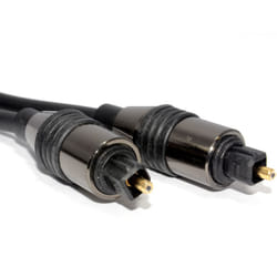 kenable Black TOS Link TOSLink Optical Digital Audio Cable 5mm Lead 10m