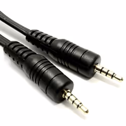 kenable 004162, 3.5mm, Male, 3.5mm, Male, 1.8 m, Black