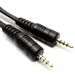 kenable OFC 3.5mm 4 Pole Jack Plug to 3.5mm 4 Pole Jack Plug Cable 1m