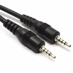 kenable 004164, 2.5mm, Male, 2.5mm, Male, 1.8 m, Black