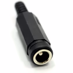 kenable 004178, DC 2.1mm, Black, Female, Straight, RoHS, 10 g