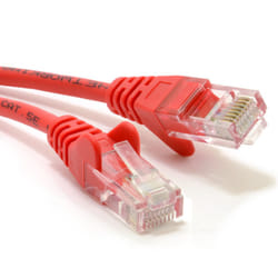 kenable Red Network Ethernet RJ45 Cat5E CCA UTP PATCH 26AWG Cable Lead  2m