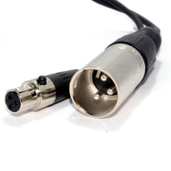kenable 004253 audio cable 2 m mini XLR (3-pin) XLR (3-pin) Black
