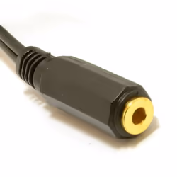 kenable 004271 audio cable 0.3 m 3.5mm Black