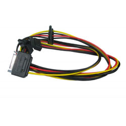 kenable 004273 SATA cable 0.83 m SATA 15-pin 3 x SATA 15-pin Black