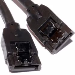 kenable 004274, 0.45 m, SATA III, SATA 7-pin, SATA 7-pin, Male/Male, Black