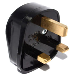 kenable 004277 electrical power plug Type G Black