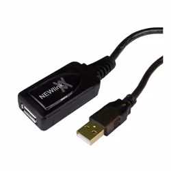 USB 2.0 Hi Speed Repeater Extension Cable Lead 15m