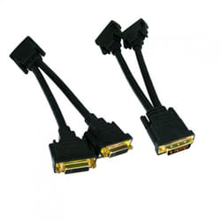 kenable 004325 DVI cable 0.23 m DVI-D 2 x DVI-D Black